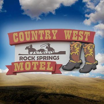 Country West Motel Of Rock Springs Eksteriør billede